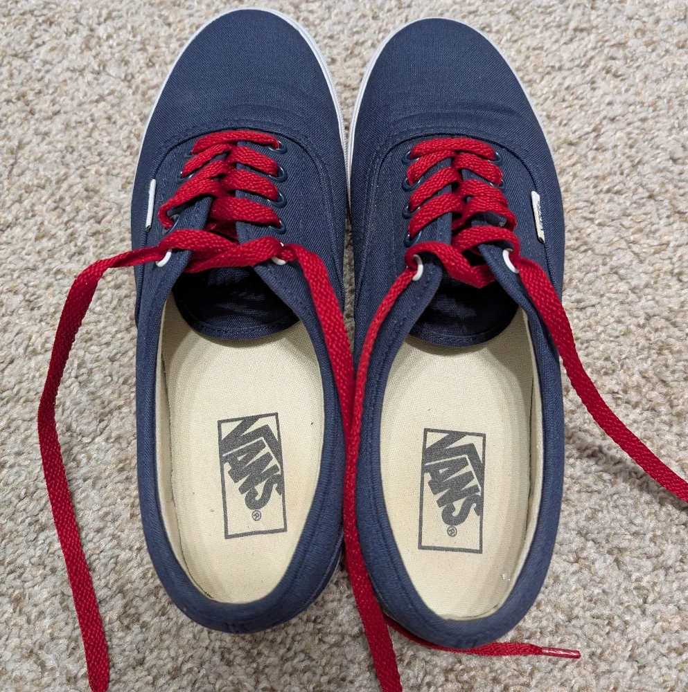 Vans Navy Authentic Shoes - Picture 1 of 5